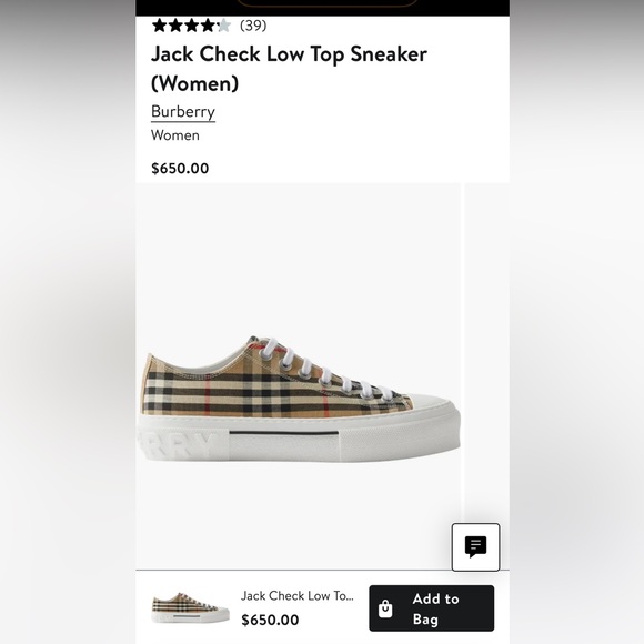 Burberry sneakers NIB - Picture 2 of 4